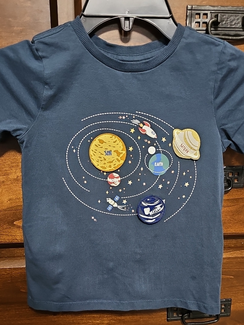 Novogratz Solar System With Fact Flaps T-shirt